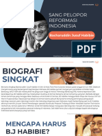 B.J Habibie Sang Pelopor Era Reformasi Indonesia