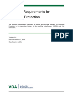 VDA Minimum Requirements For Prototype Protection Version3
