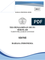 Bahasa Indonesia 2013
