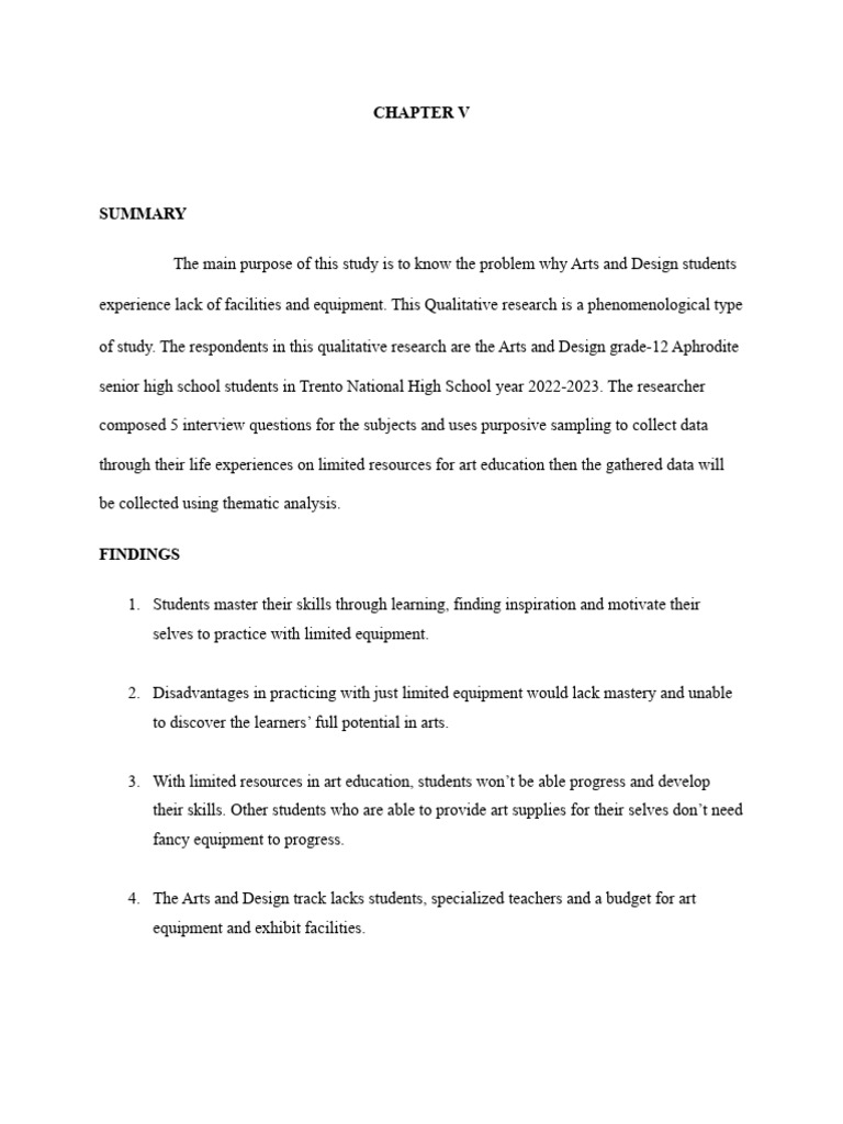 CHAPTER 5 Practical Research | PDF | Learning | Qualitative Research
