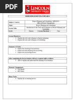 Teaching Plan Details Template