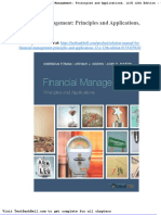 Solution Manual For Financial Management Principles and Applications 12 e 12th Edition 0133423824