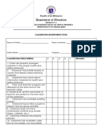 Classroom Structuringreading Pantry Monitoring Tool