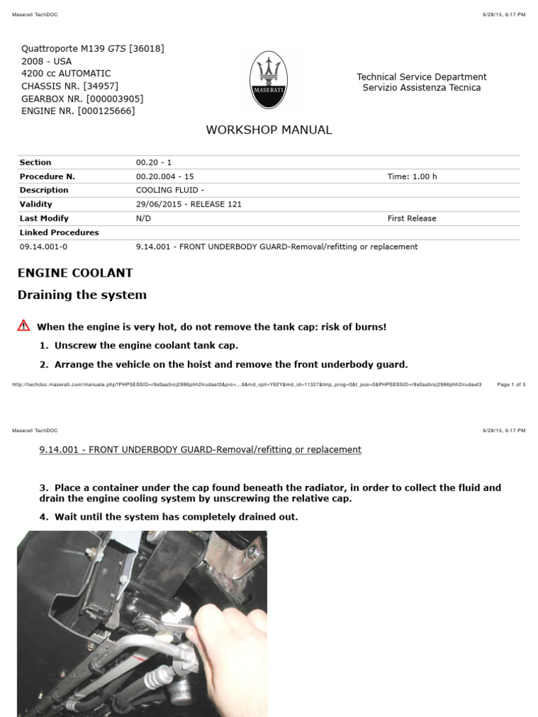 Engine Coolant Draining Download Free PDF Building Automation