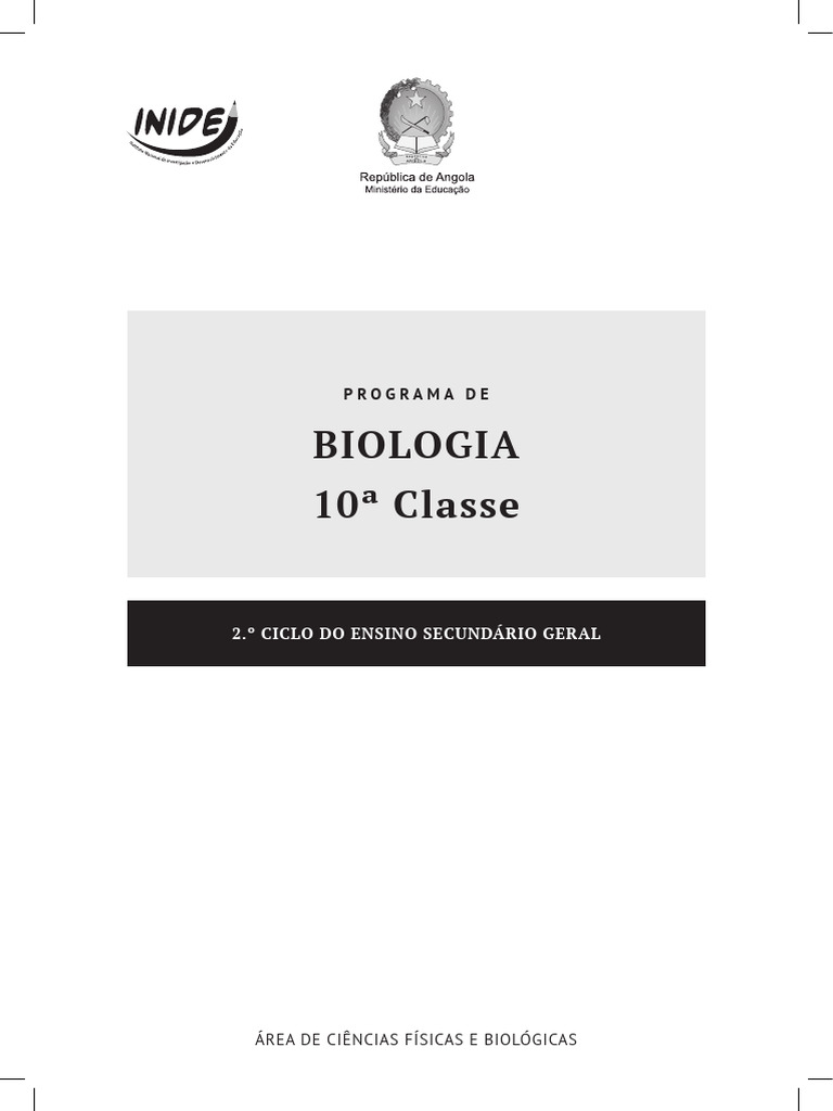 2CES FE CFB Biologia 10 | PDF | Fermentação | Respiração celular