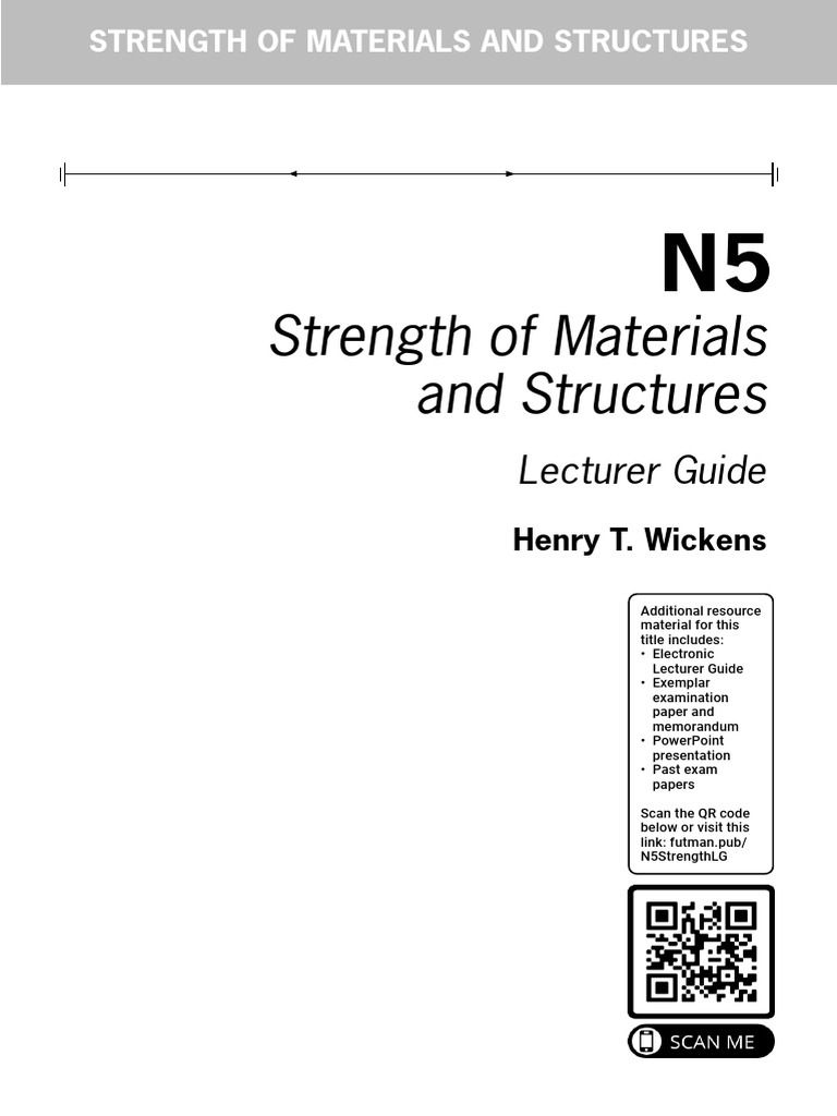 N5 Strength of Materials and Structures Lecturer Guide PDF Stress
