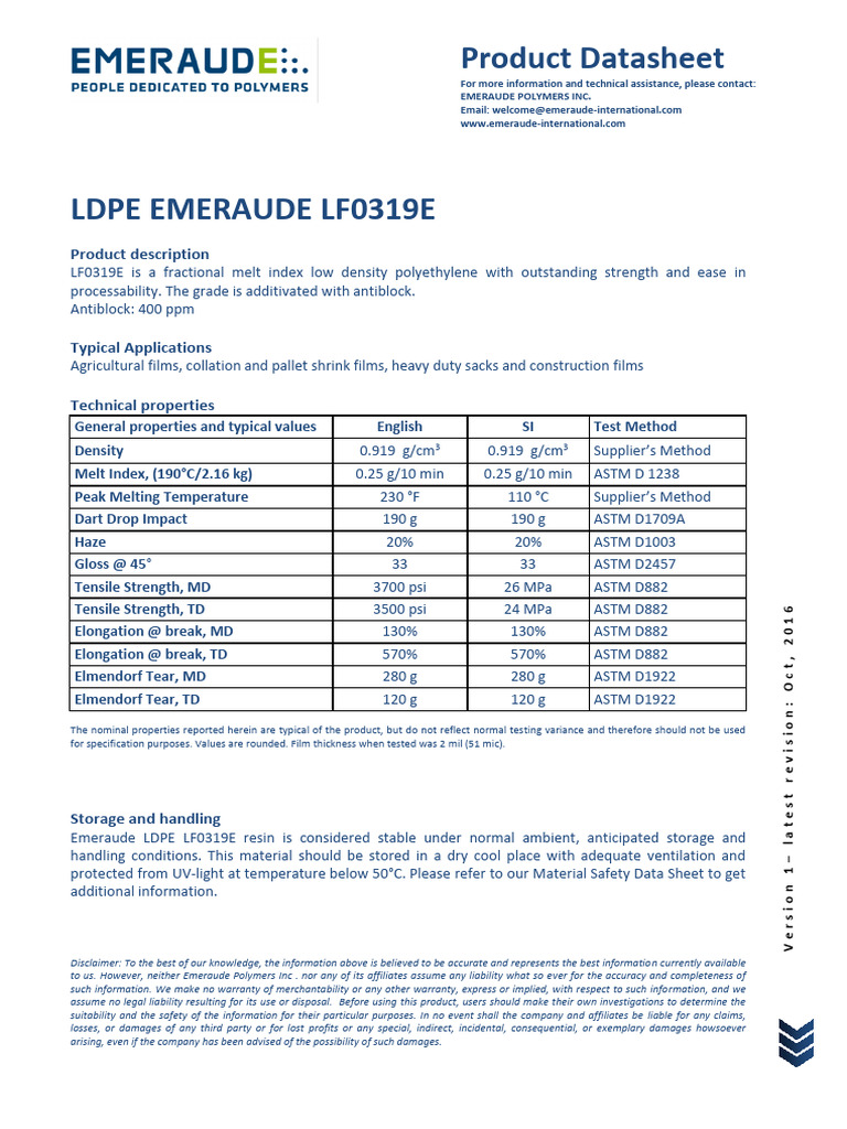 Product Datasheet Pdf Legal Liability Materials