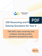 100 Reasoning and Problem Solving Questions For Year 6