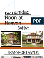 Ang Komunidad Noon at Ngayon: Araling Panlipunan