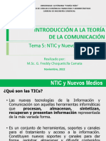 PRES - 5 - NTIC y Nuevos Medios en La Comunicación