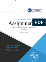 Assignment Cover For Comsats