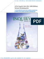 Solution Manual For Inquiry Into Life 16th Edition Sylvia Mader Michael Windelspecht