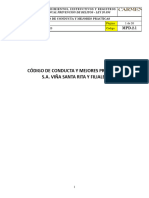 Codigo Conducta y Mejores Practicas Viña Santa Rita