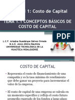 1.1. Conceptos Básicos de Costo de Capital