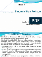 Distribusi Binomial Dan Poisson