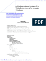 Solution Manual For International Business The Challenges of Globalization John Wild Kenneth L Wild Halia Valladares