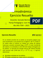 Termodinámica - Ejercicio Resuelto