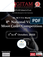 BROCHURE GITAM School of Law S 4th National Virtual Moot Court Competition 2023-2-1