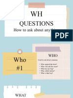 Presention About WH Questions