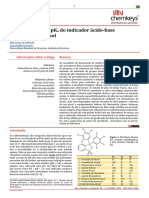 Determinação do pKado indicador ácido-base Azul de Bromotimol