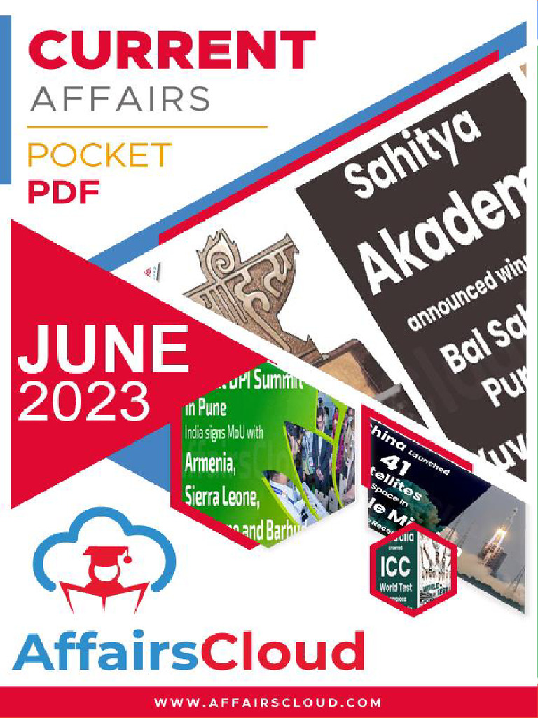 Current Affairs Pocket PDF June 2023 by AffairsCloud 1 PDF Accountant