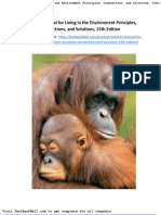 Solution Manual For Living in The Environment Principles Connections and Solutions 15th Edition