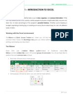 Elec 1 Module 1 Introduction To Excel