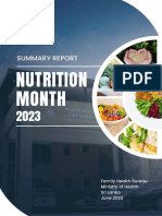 Nutrition Month 2023 Report - English