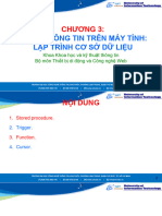03 - SQL - SP - Trigger - Xu Ly Thong Tin