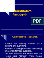 Quantitative Research Intro