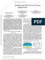 An SOI N-P-N Double Gate TFET For Low Power Applications: Abstract - This Article Proposes A Tunnel Field Effect