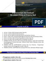 (Rev) 23 Juni 2022 - Implementasi Dan Evaluasi PB-UMKU IPSDA Di Provinsi Bali