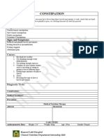 Disease Sheet Constipation