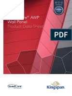 Kingspan Quadcore Awp Wall Panel Data Sheet en GB Ie