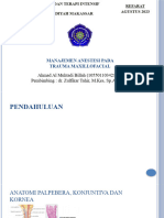 Manajemen Anestesi Pada Trauma Maxillofacial