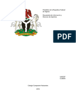 Portafolio de La Republica Federal de Nigeria