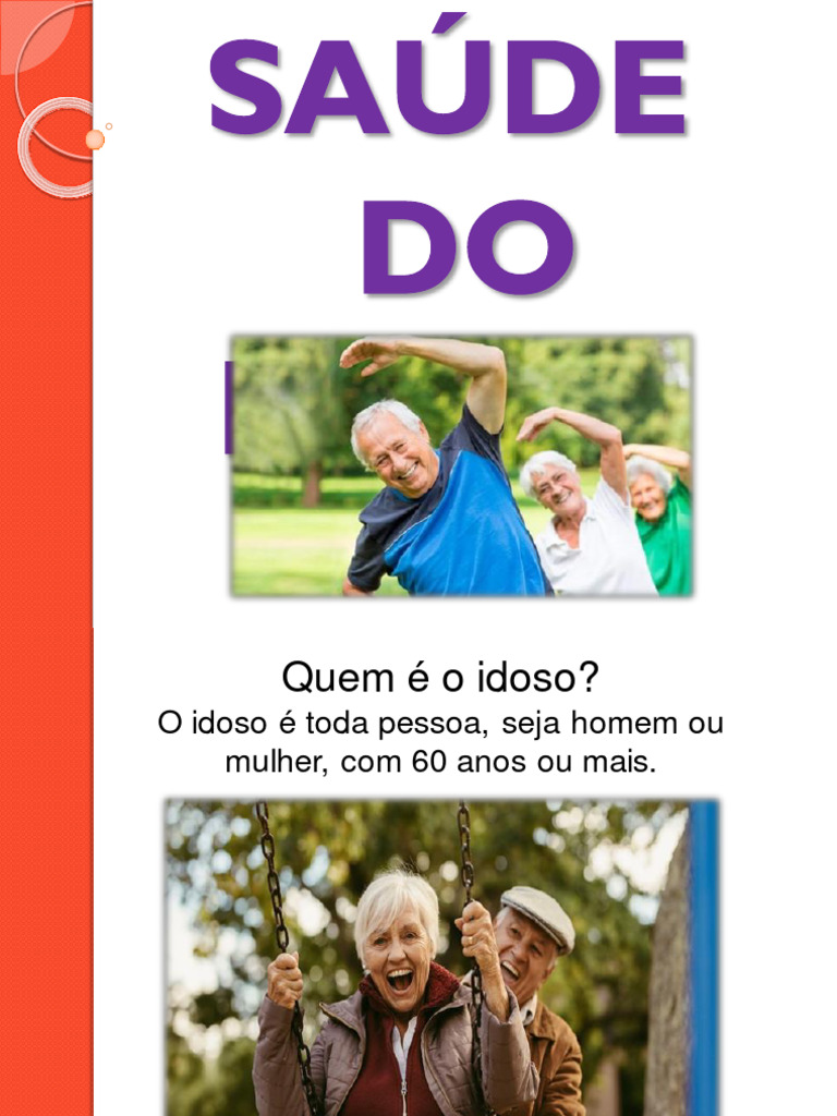 SAÚDE DO IDOSO PDF | PDF | Terceira idade | Envelhecimento