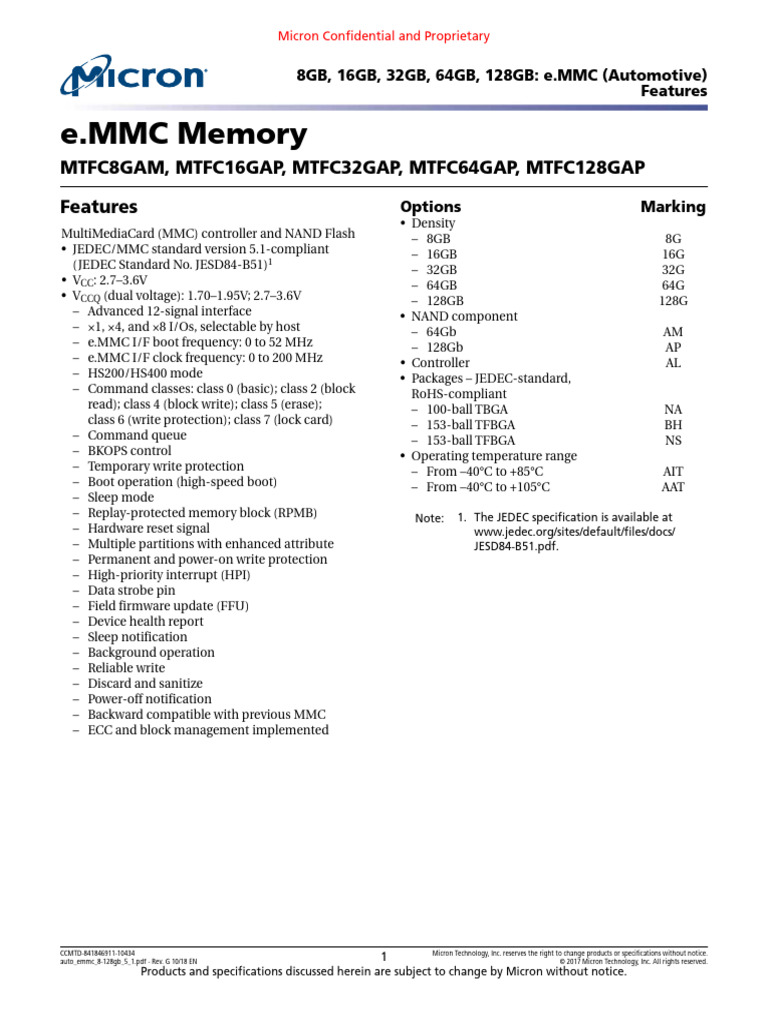Microntechnology Mict S A0006806196 1 | PDF | Flash Memory | Computing