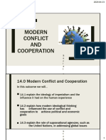 ss2201 - 14.0 - Notes - Modern Conflict and Cooperation