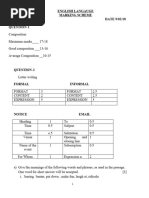 Answer Key Language 3 Compherensive