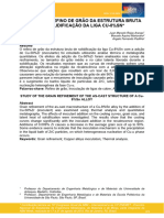 (2015) Estudo Do Refino de Grão Da Estrutura Bruta de Solidificação Da Liga Cu-8%sn