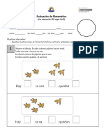 Evaluación de Matemática