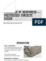 Principles of Reinforced Prestressed Design Lecture 1
