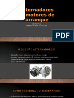 Alternadores e Motores de Arranque: Instrutor: Alex Medeiros Frederico