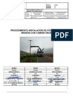 PTS Nø 01 - INSTALACION DE POSTES DE H.A. Y MADERA CON CAMION GRÚA