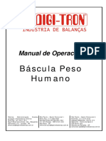 Manual de Operacion Balanza Digitron Pesa Persona