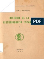 Historia de La Historiografía Española (Red) .