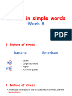 WEEK 8 - Stress in Simple