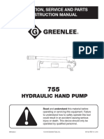 755 Hydraulic Pump Manual
