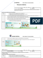 Planeación Didactica Primero